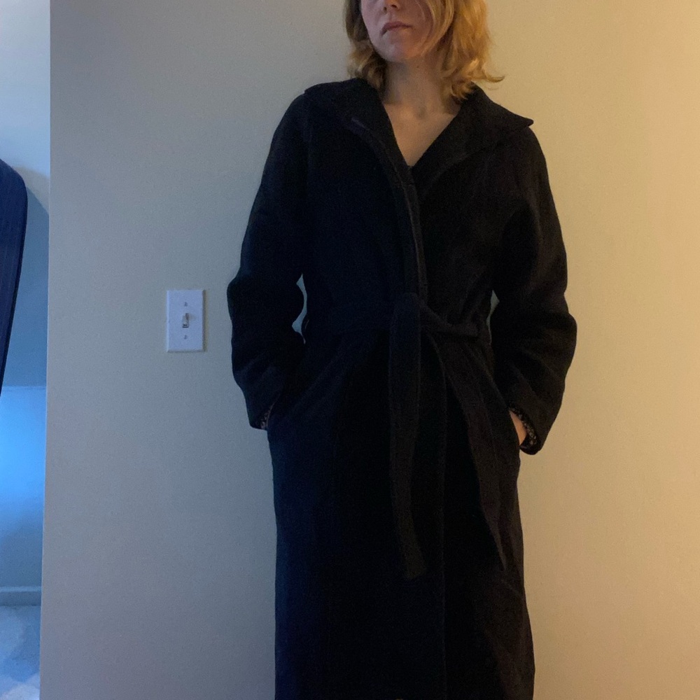 & Other Stories Stockholm Atelier Black Wool Coat